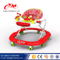 Bequemes faltendes preiswertes Babywalker für Kleinkinder / Plastikbabypasswalker / großes Babywalker mit 8 Lenkrädern